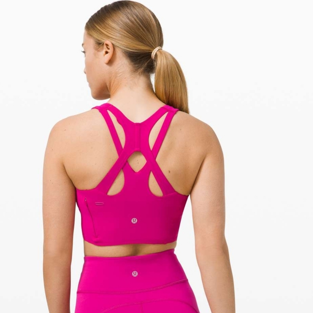 Lululemon Ripened Raspberry Sports Bra - Picture 1 of 5